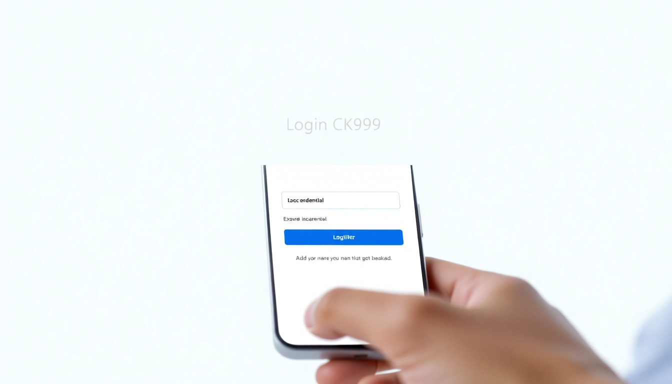 Guide to CK999 login process on a secure platform with a user-friendly interface, ensuring quick access to gaming and betting.