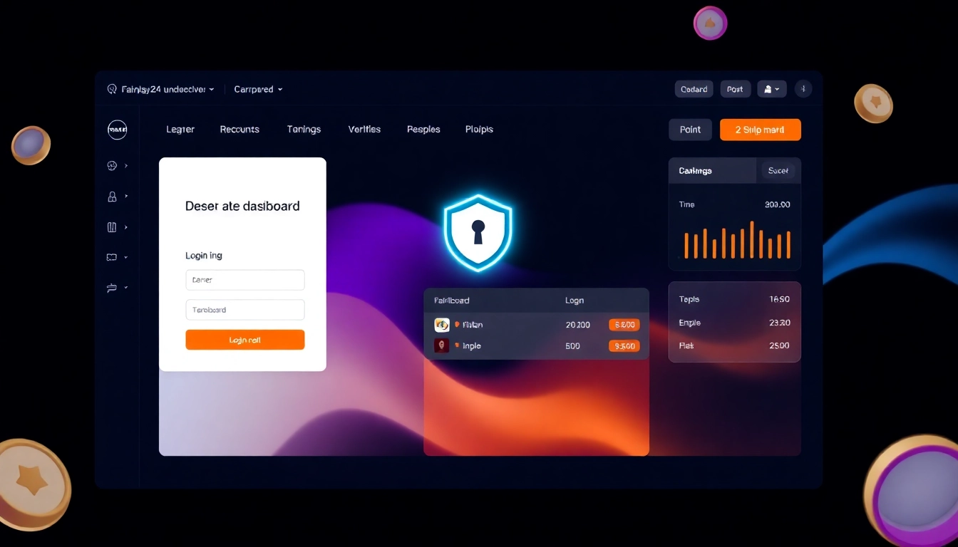 Fairplay24 login screen with secure authentication interface highlighting easy access for