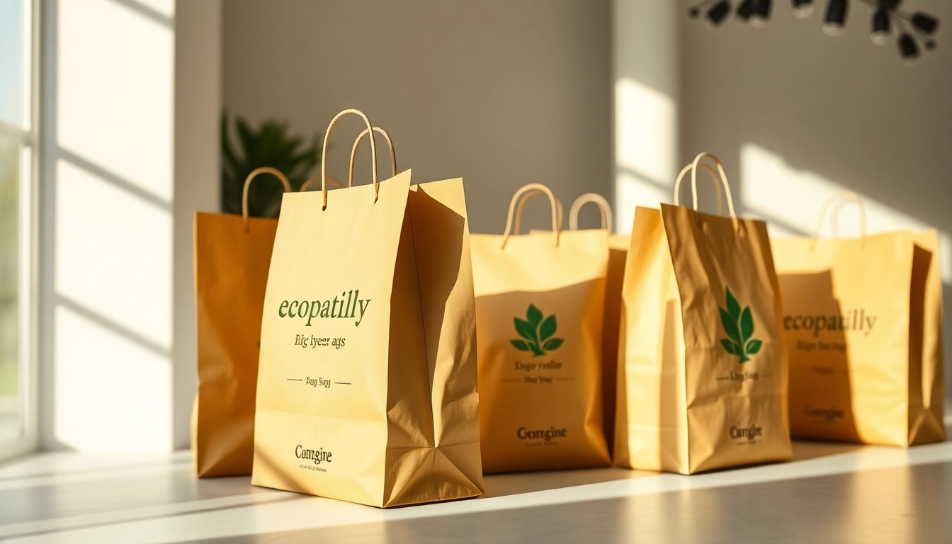 High-quality image of a torba papierowa in natural light, with appealing presentation to