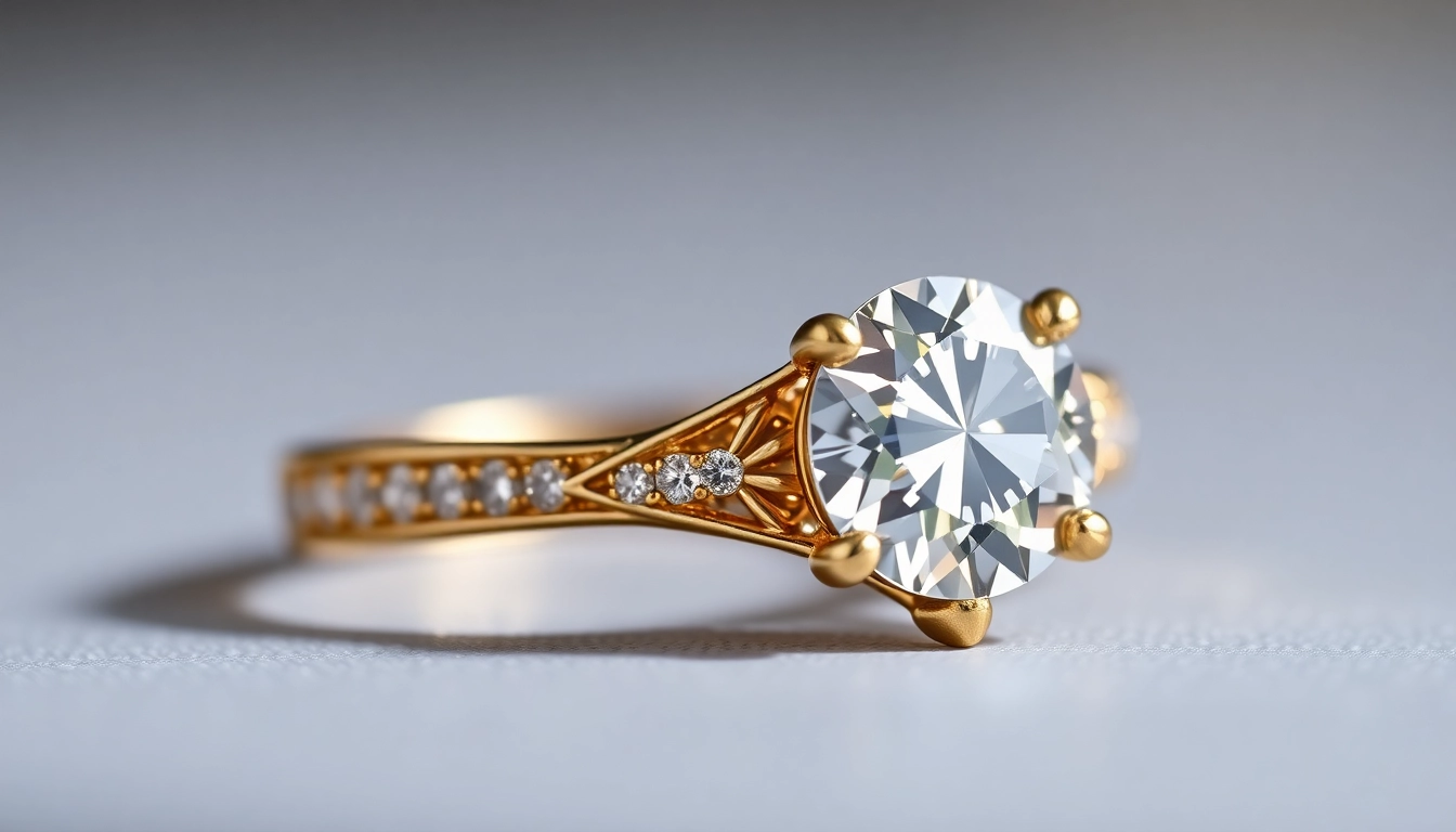 A stunning suzadetuviu ziedas su 1 ct deimantu showcasing detailed craftsmanship and