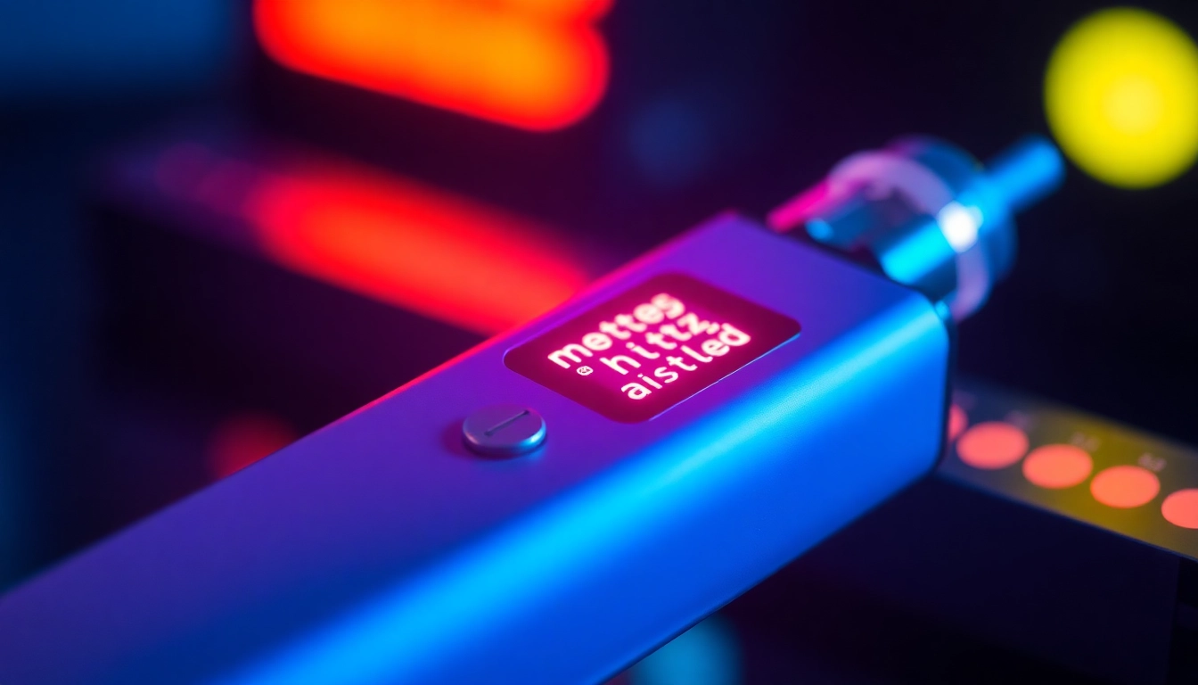 Visit httpshitzcalifornia.comshop to see a premium Hitz disposable vape with clear LCD display